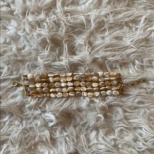Multi strand beaded bracelet